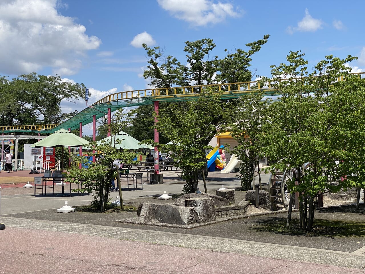 むさしの村の遊園地エリア