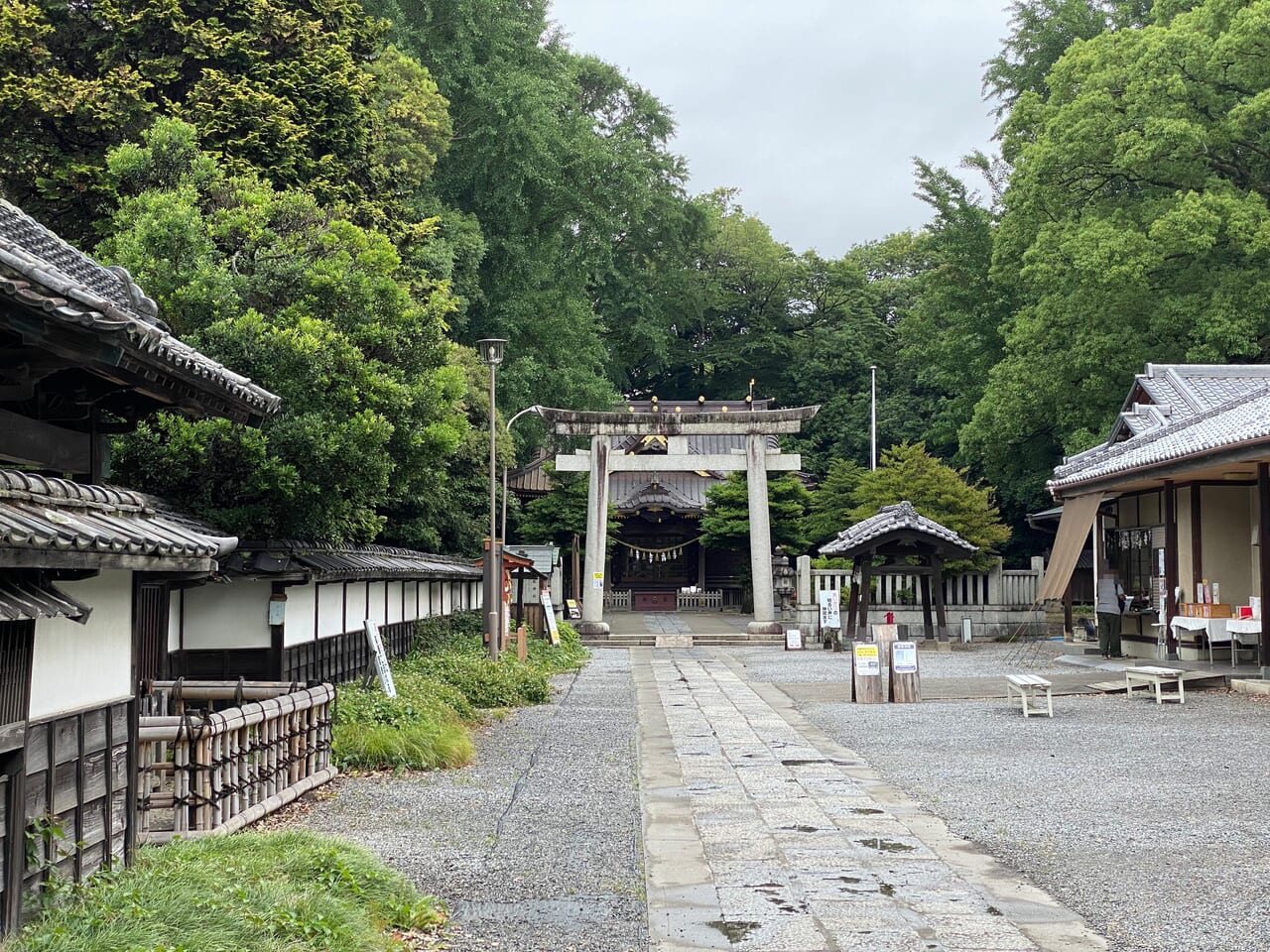 玉敷神社の参道