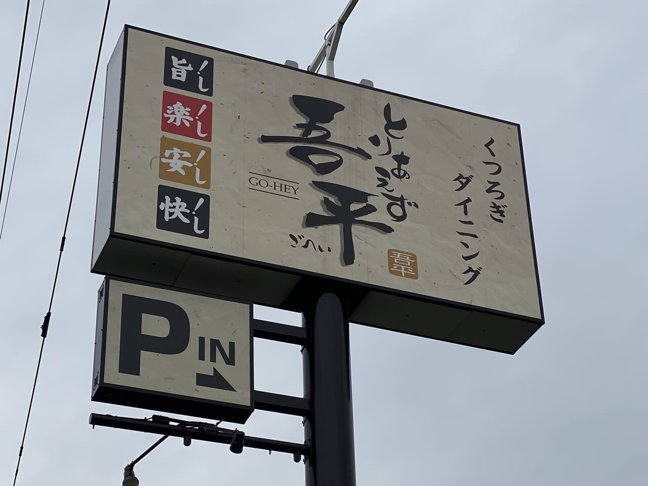 とりあえず吾平の看板