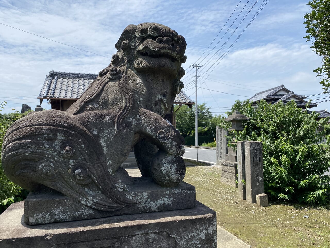 牛重天神社の狛犬