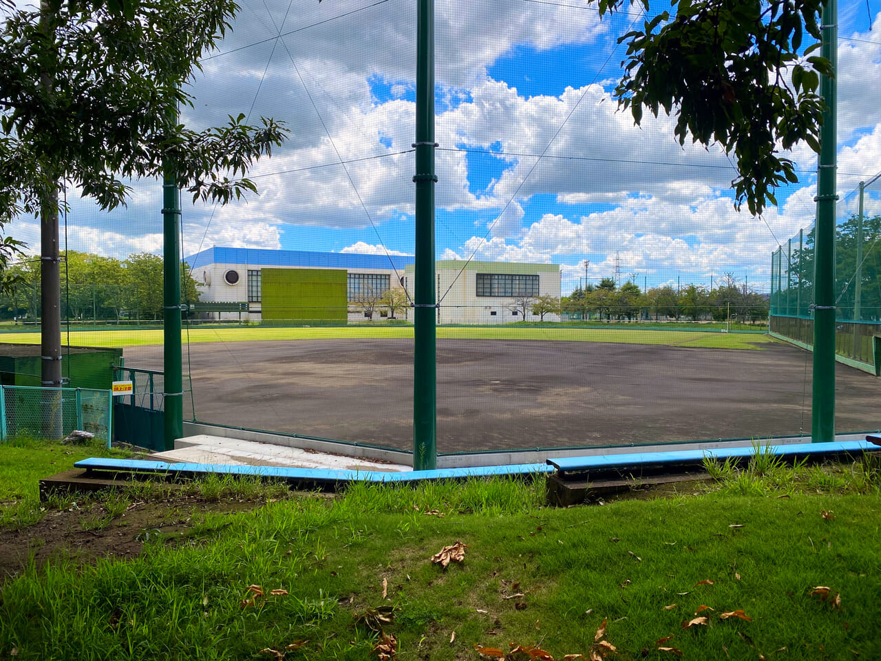 羽生中央公園の野球場