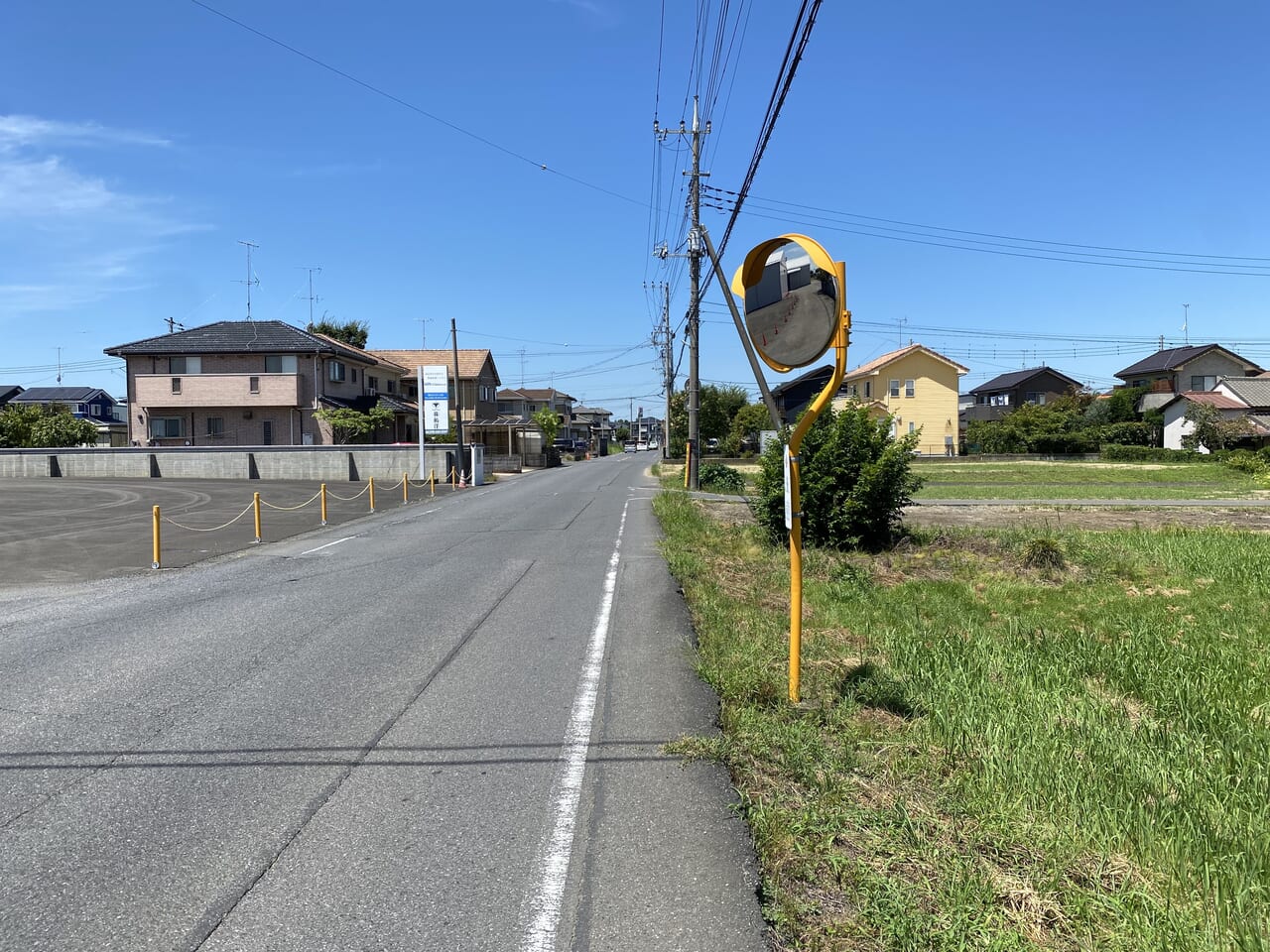 ビバモールから加須はなさき公園までの間を繋ぐ現在の道路