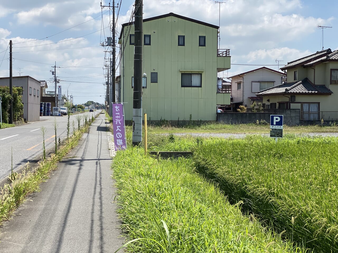 オニバスの郷の駐車場