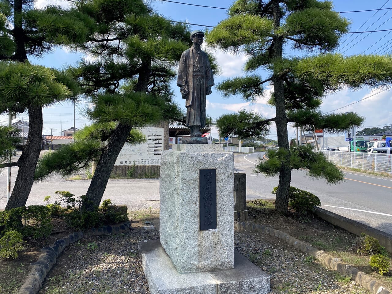 田舎教師の像