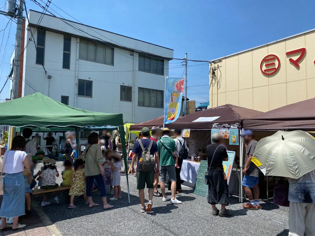 大勢の来客で賑わった前回のきさい朝市