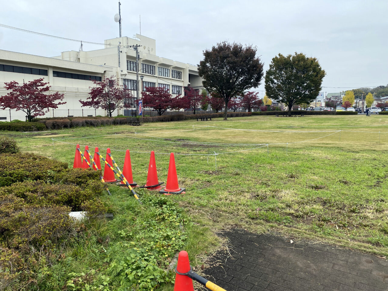 イベント準備中（ステージ周辺）