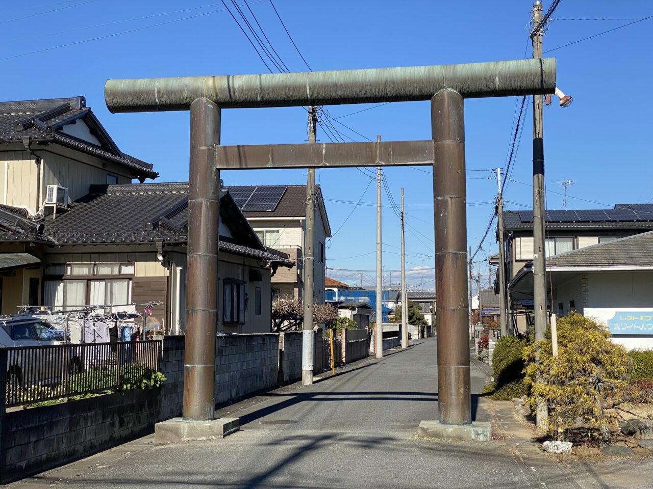 羽生古城天満宮の鳥居