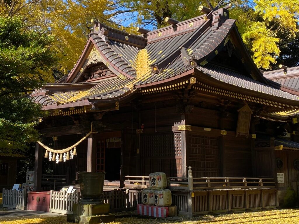 玉敷神社の拝殿