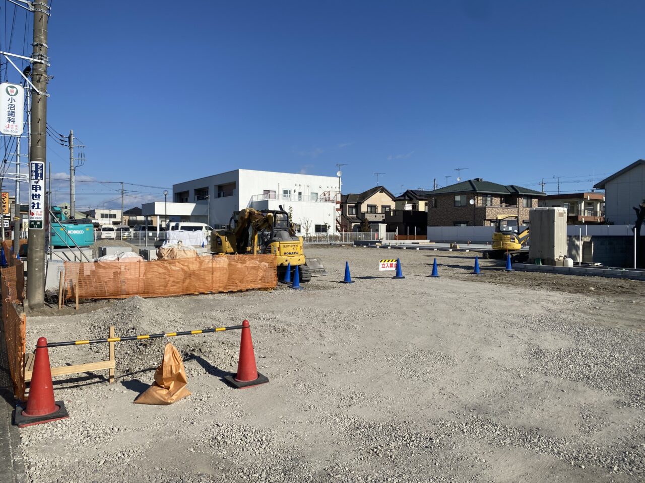 セブンイレブン行田向町店新築現場