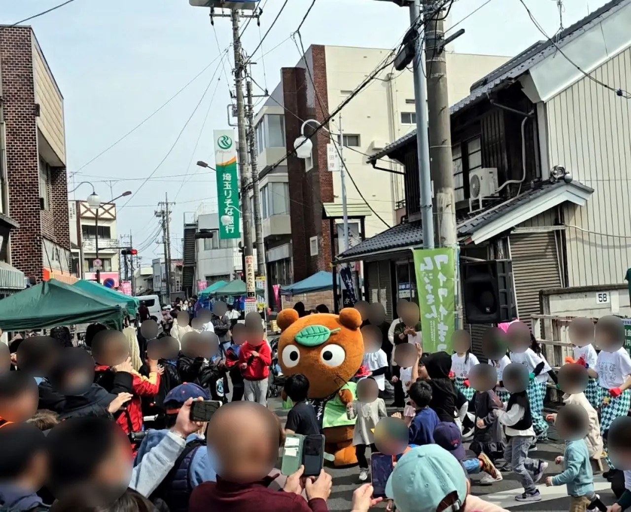 過去に開催した時のムジナもんワイワイまつりの風景