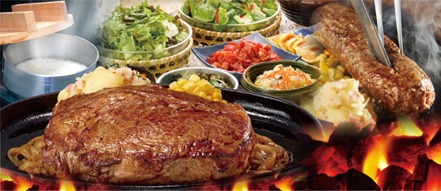 ブロンコビリーの料理