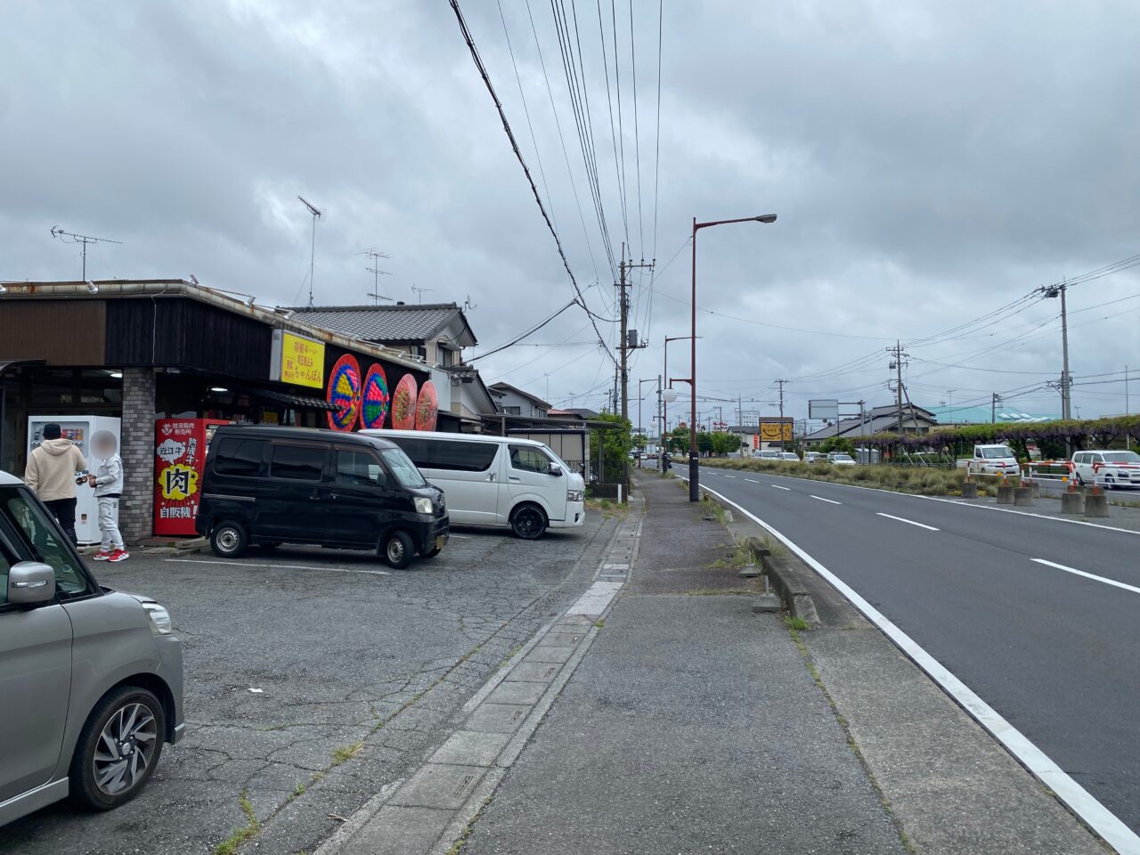 ちゃんぽん古勝と国道122号