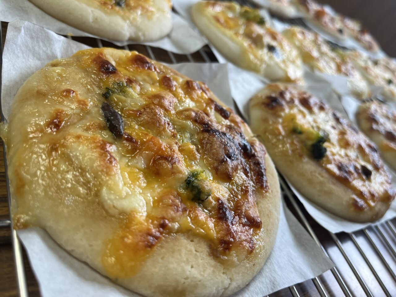 ライスポタジェのピザ