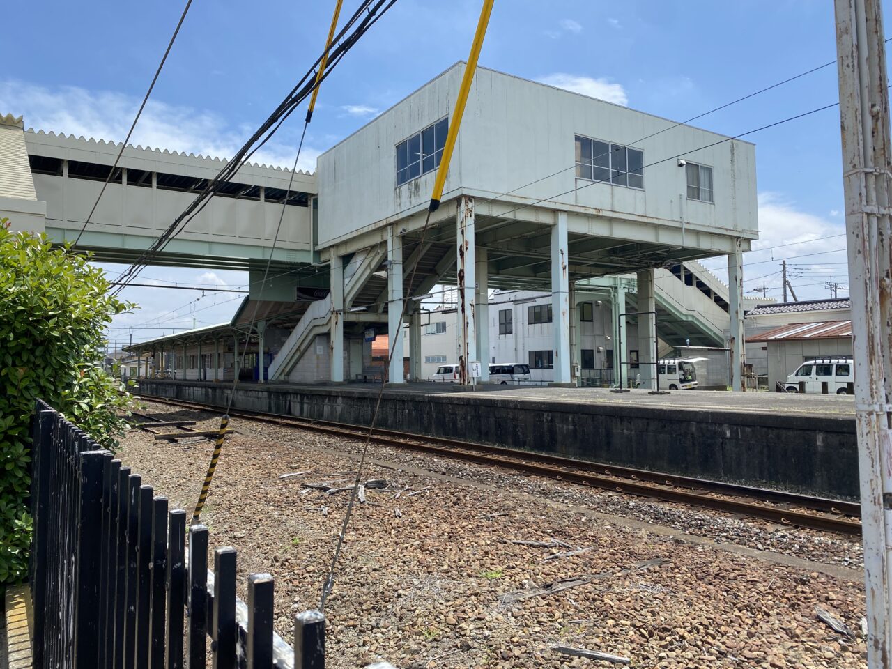 行田市駅のホーム
