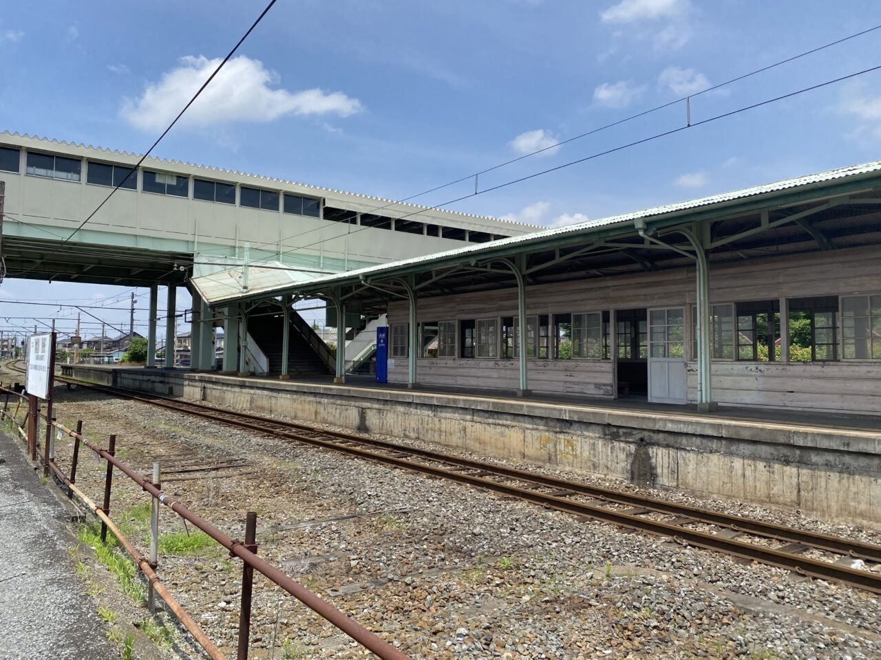 行田市駅のホーム