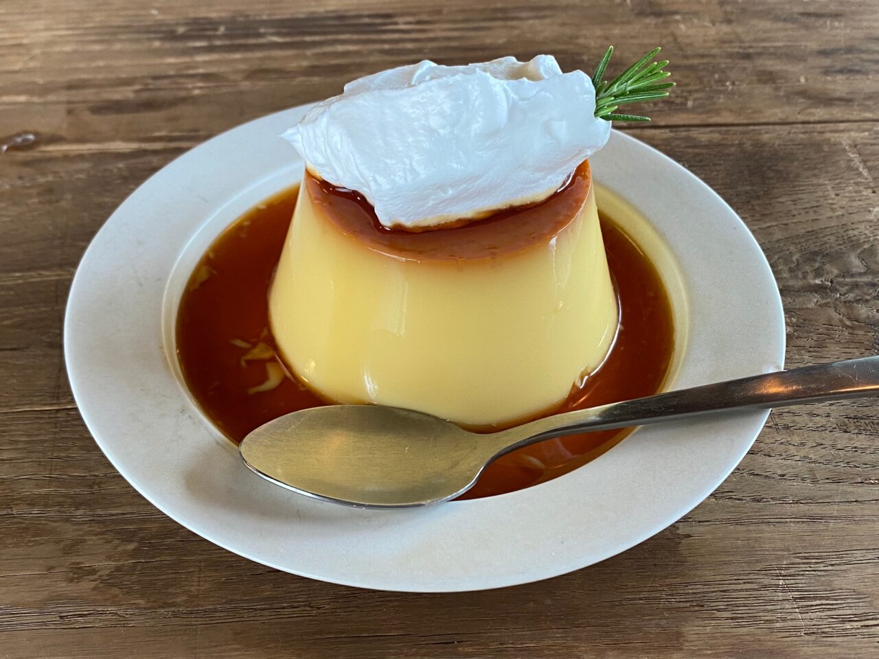 レトロなメガネプリン