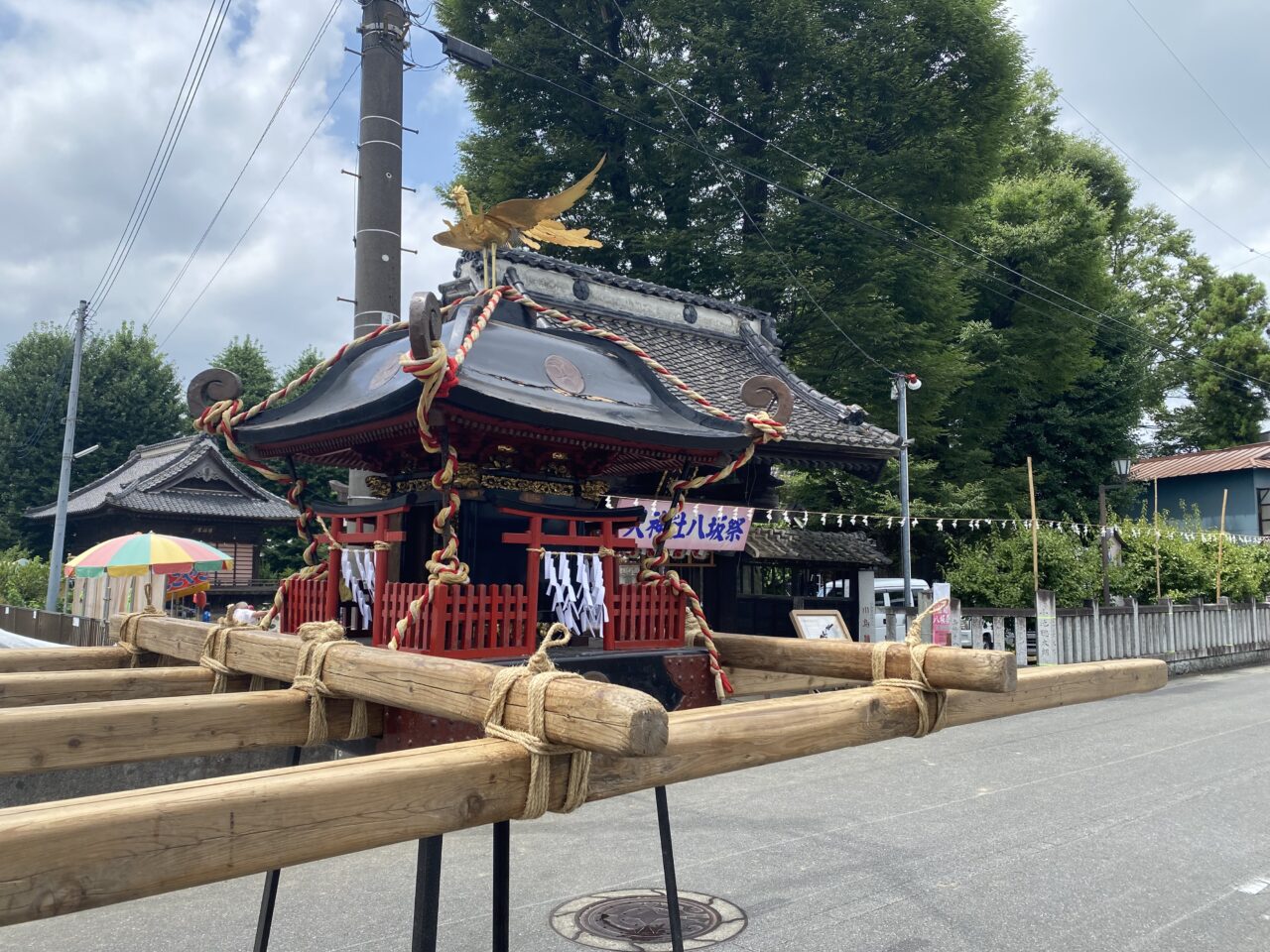 佐間天神社の神輿