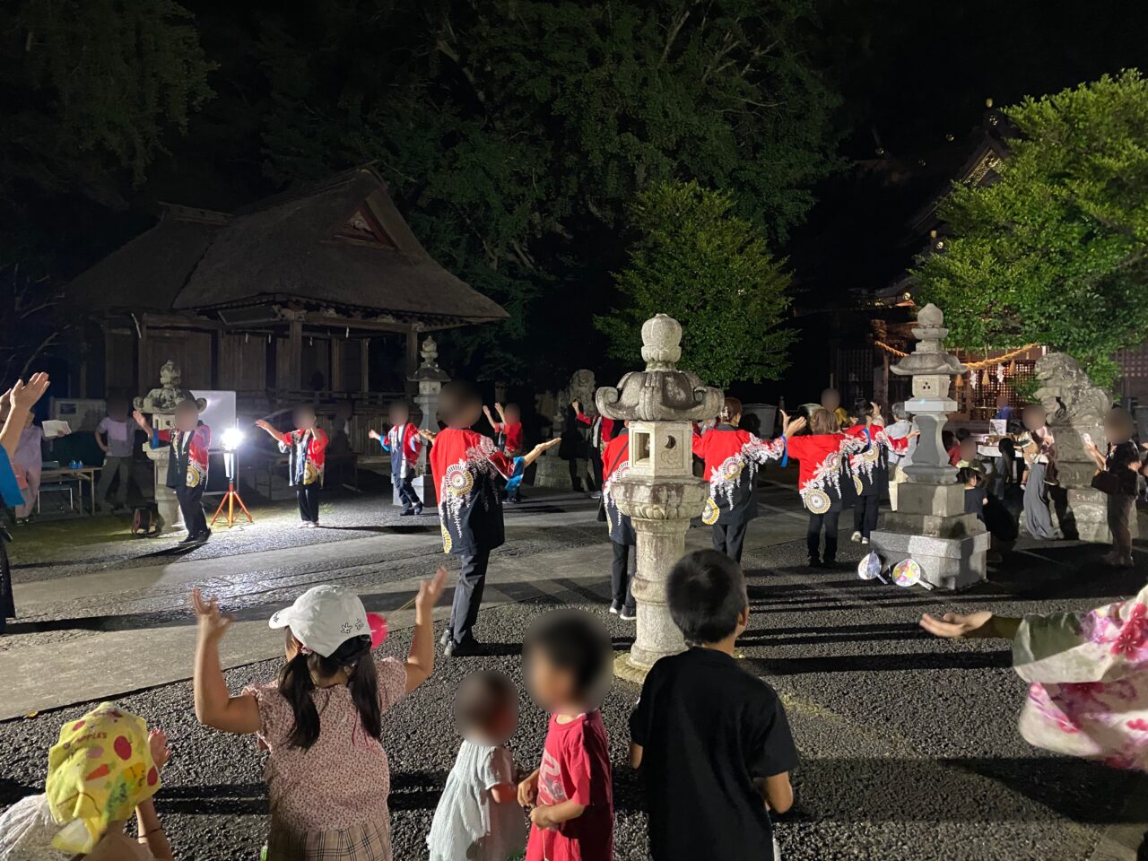 玉敷神社夕涼みの盆踊り
