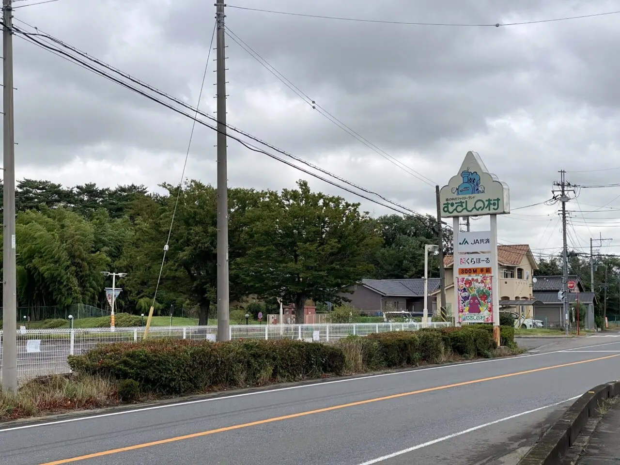 むさしの村と県道128号