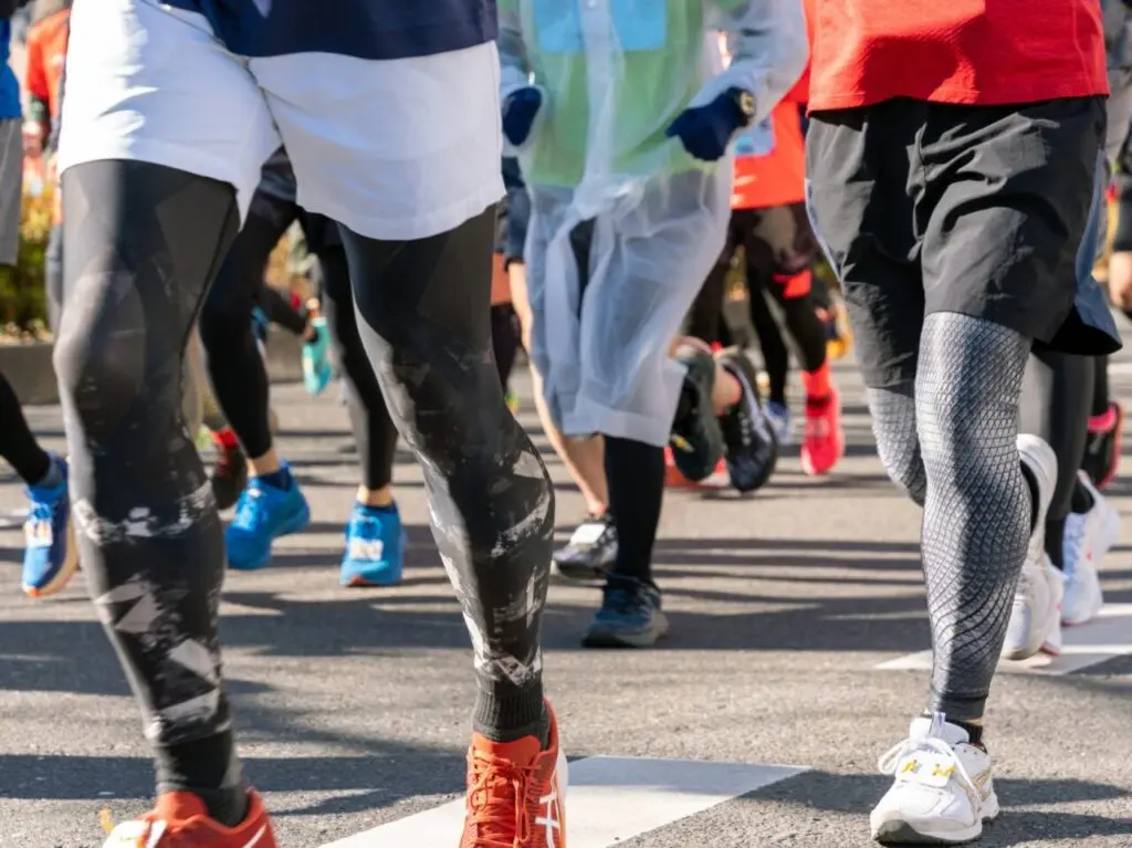 マラソンのランナーたち