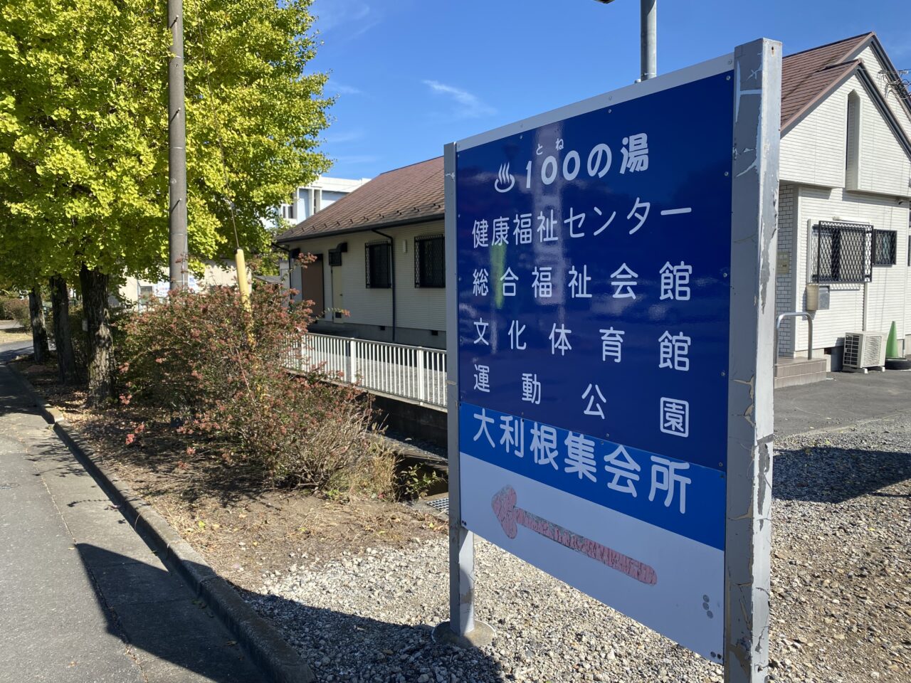 大利根運動公園の看板