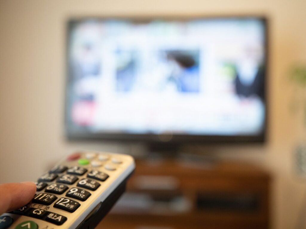 TVリモコンの操作