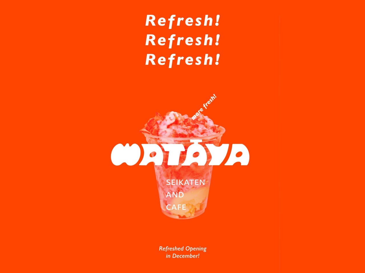 わたやリニューアルのフライヤー