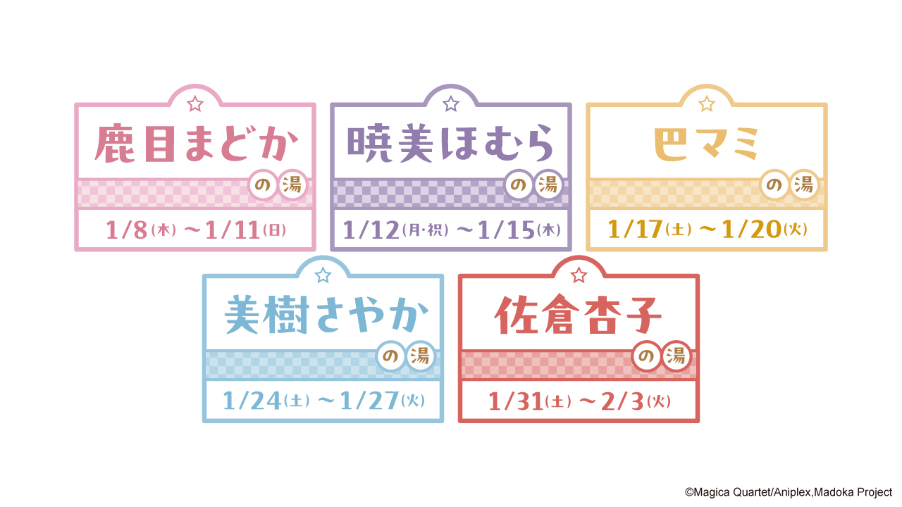 コラボ風呂の種類と実施機関