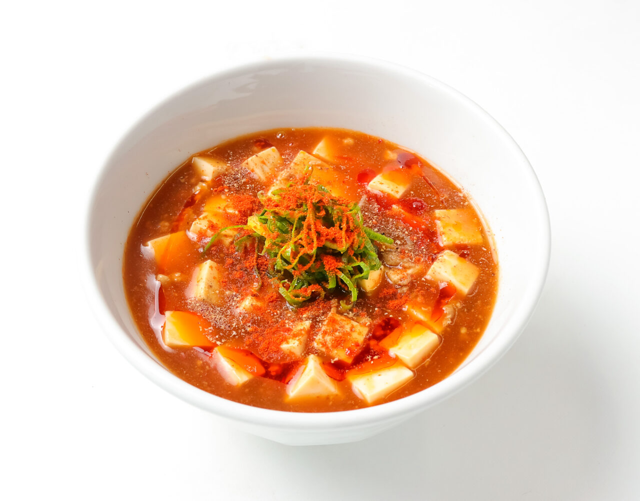 赤鬼をイメージした旨辛麻婆麺