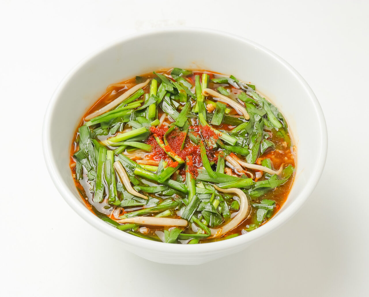 青鬼をイメージしたピリ辛にららーめん