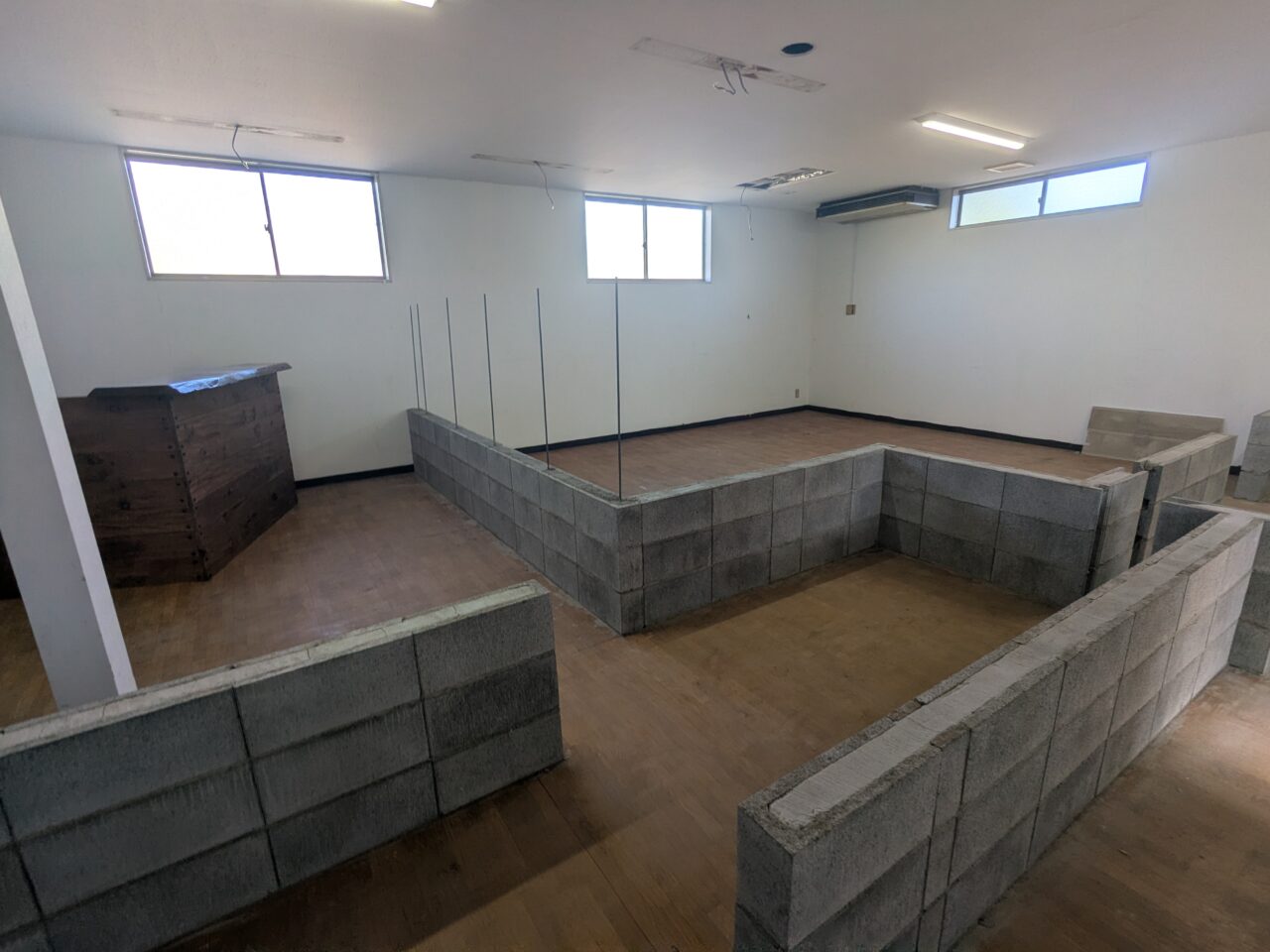 「TOTONOU」工事中の店内