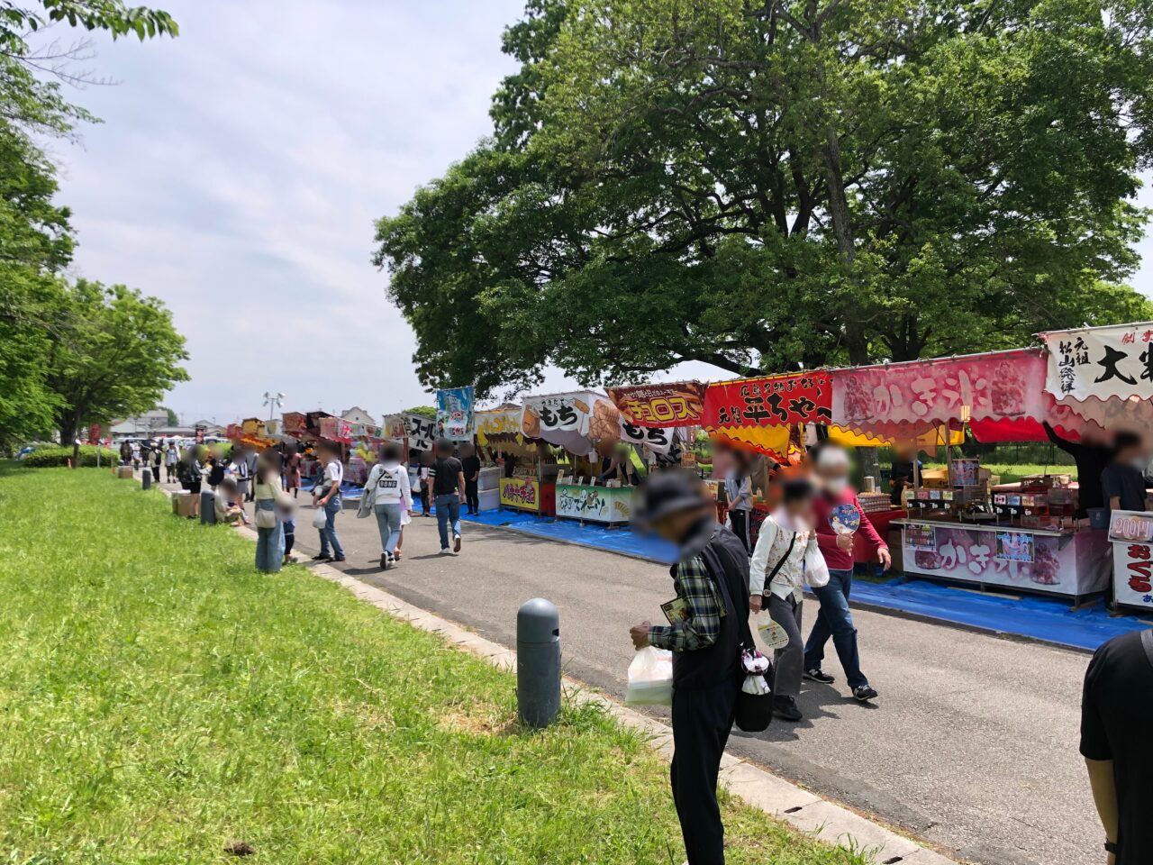 前回の「さきたま火祭り」会場風景その1