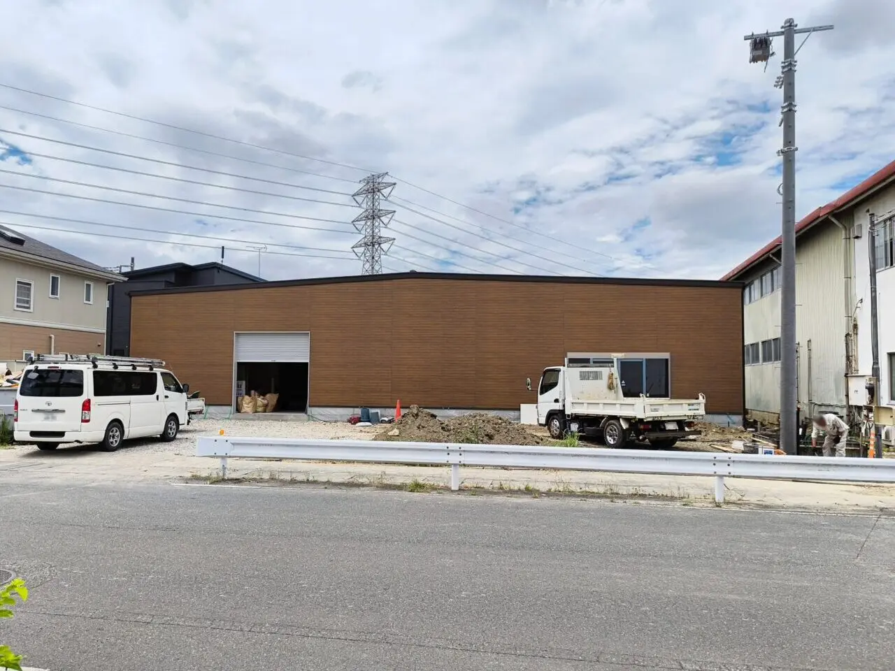 餅屋の新店舗（正面）