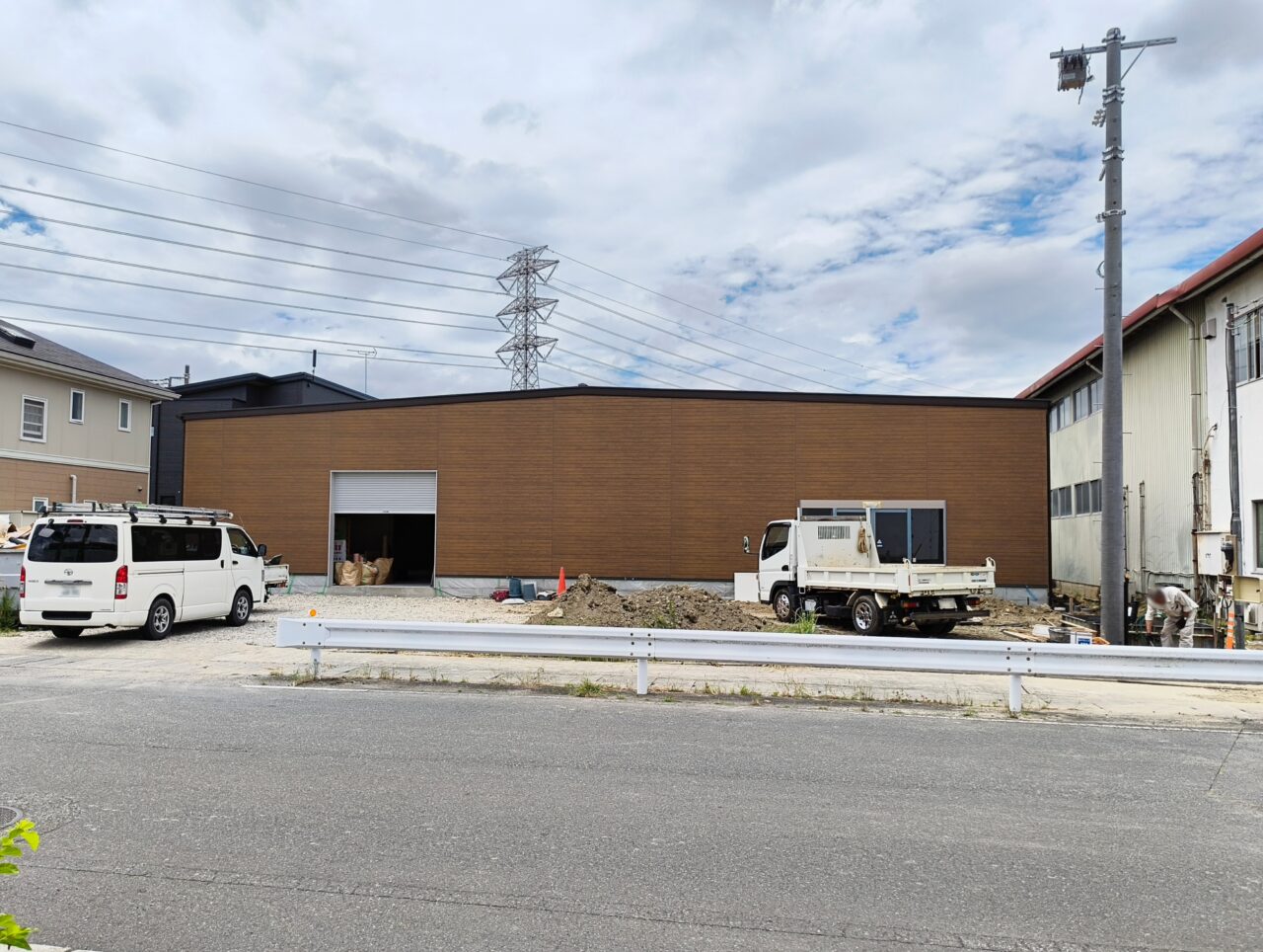 餅屋の新店舗（正面）