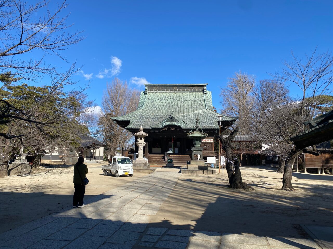 不動ヶ岡不動尊總願寺の境内