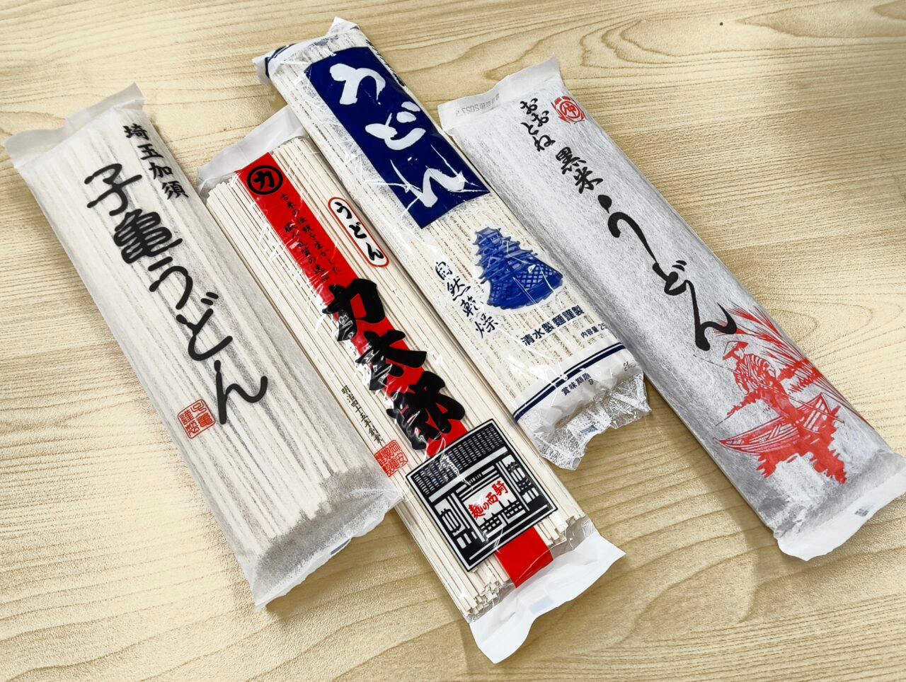 乾麺フェアで食べ比べできるうどん4品