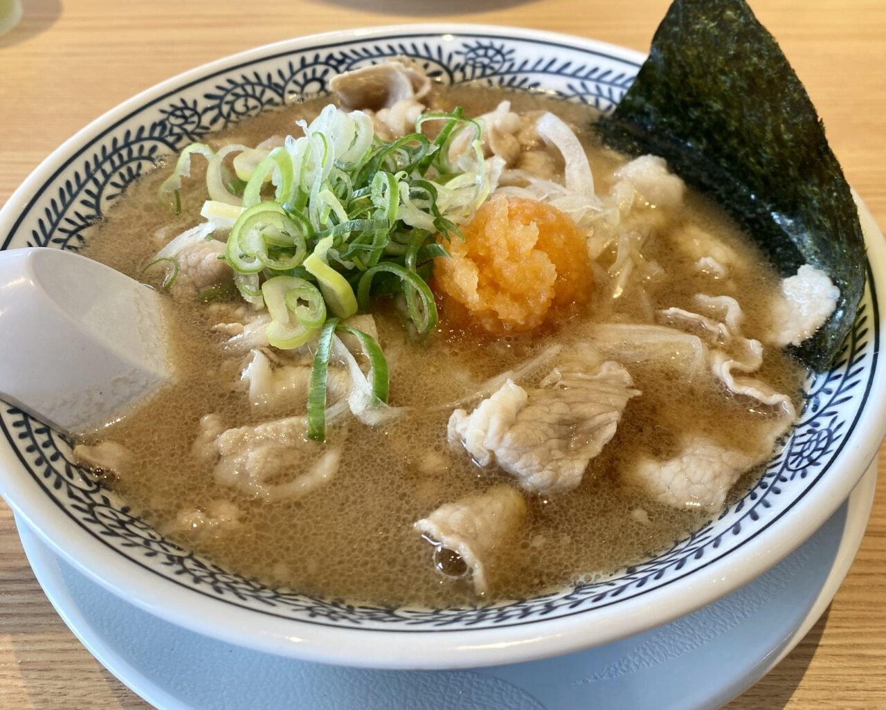 丸源ラーメンの肉そば