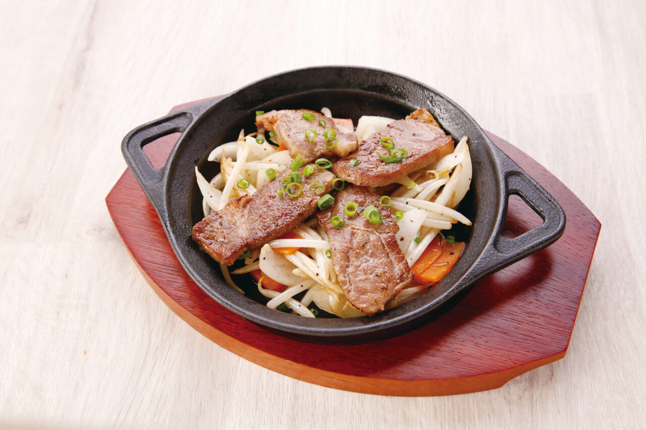 ジンギスカン鉄板焼き