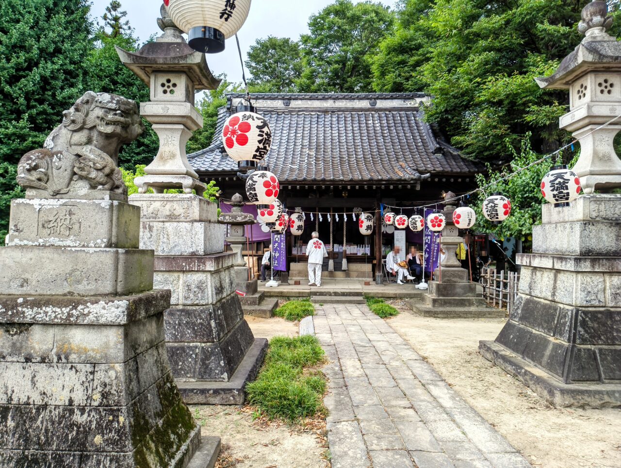佐間天神社拝殿