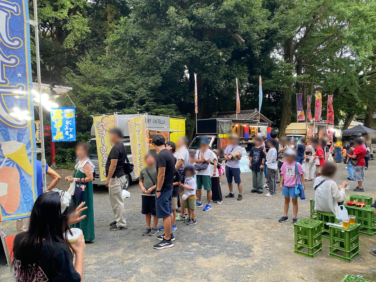 昨年の会場風景(キッチンカーその2)