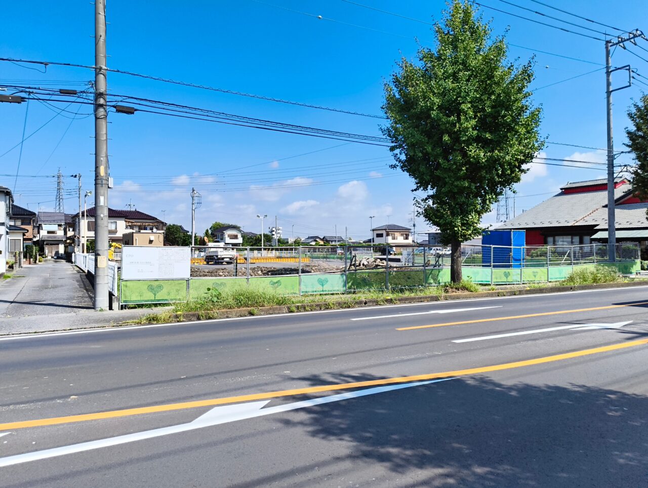 松屋加須店新築工事現場
