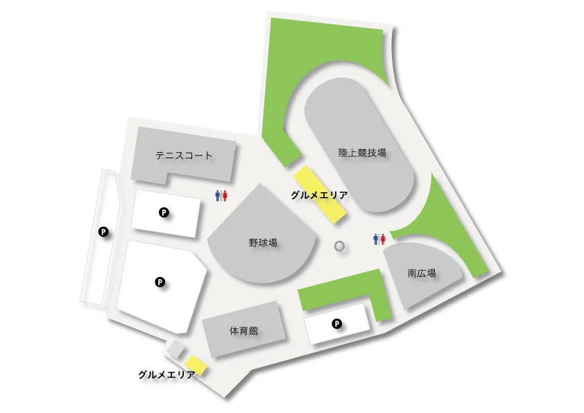 はにゅうスポ・レクフェスタ会場MAP